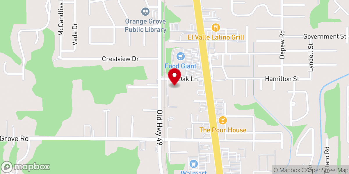 Map showing location of Venture Church - Gulf Coast Campus