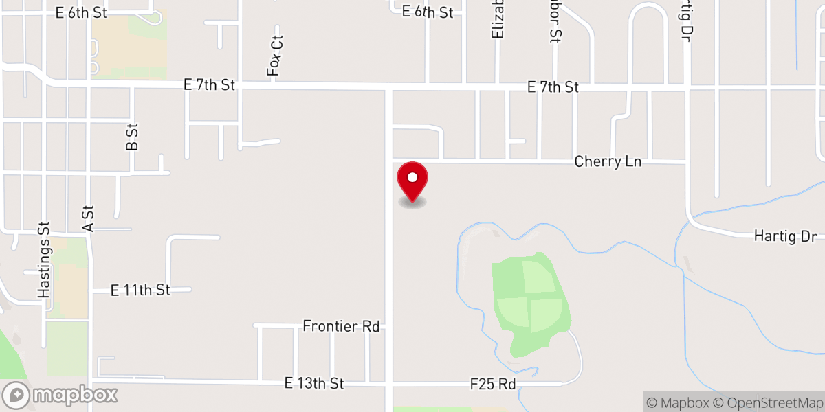 Map showing location of Redeemer Lutheran Church and School