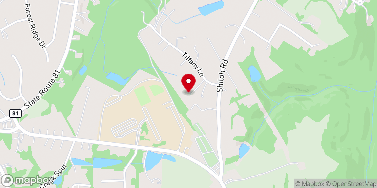Map showing location of Youth Church