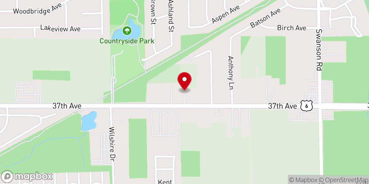 Map showing location of The City of Refuge Christian Church - NWI