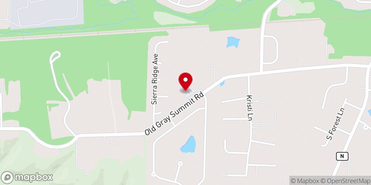 Map showing location of Pacific Baptist Church