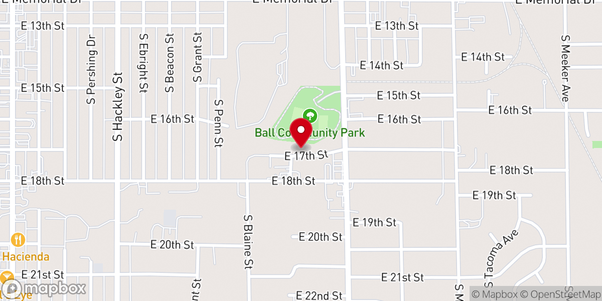 Map showing location of Holy Ghost Temple Church-God