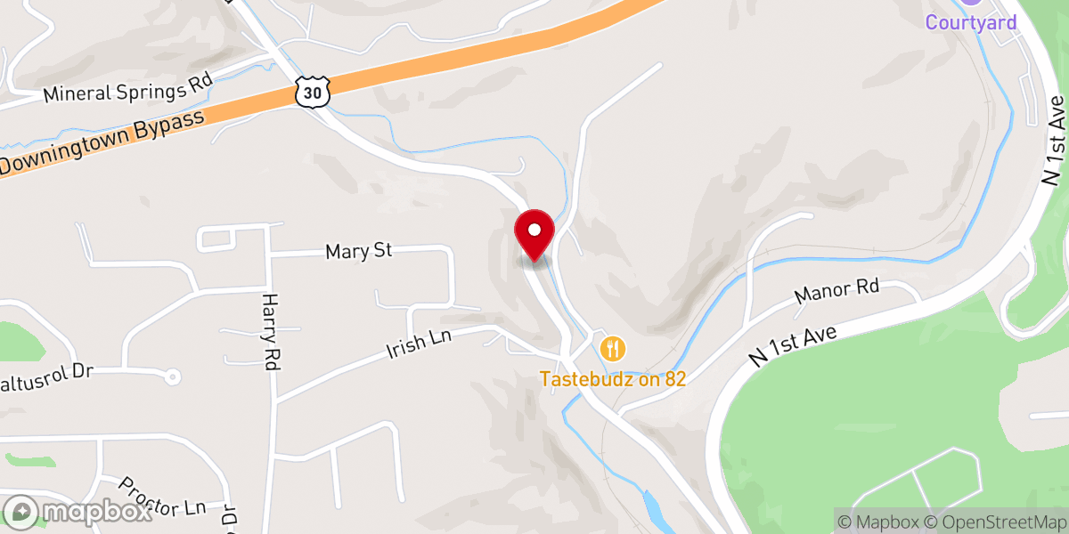 Map showing location of Hermitage of St Joseph