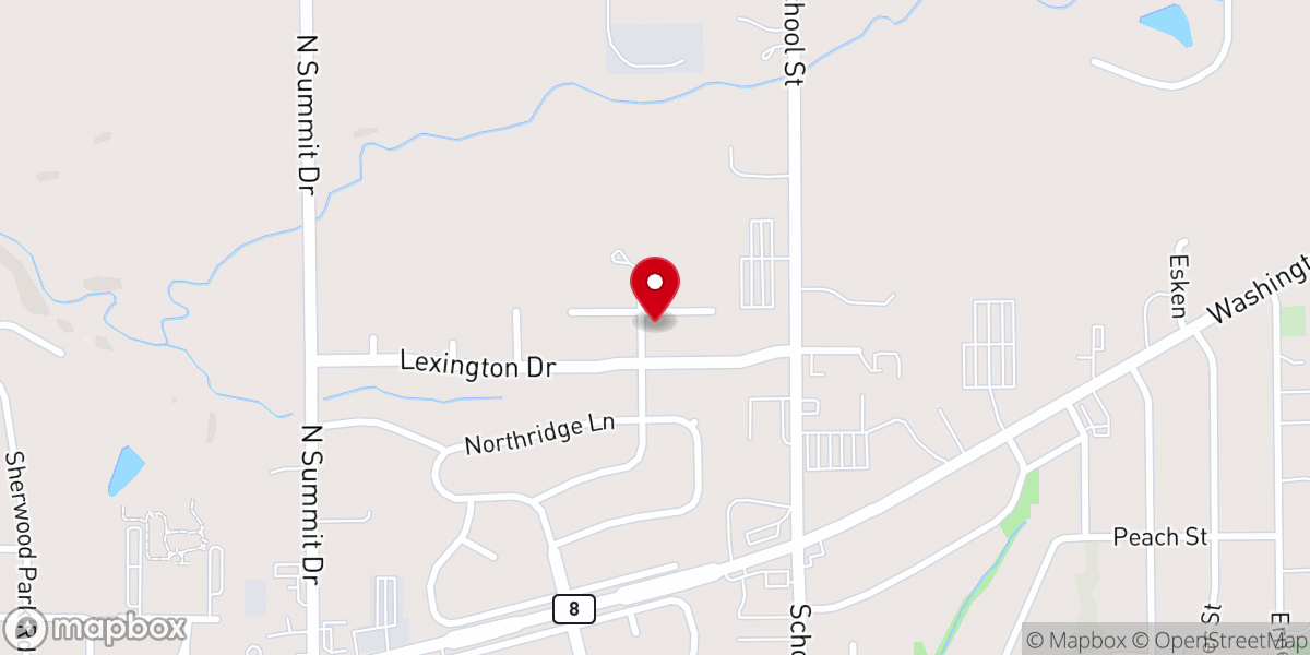 Map showing location of IL-MO Association of Regular Baptist Churches