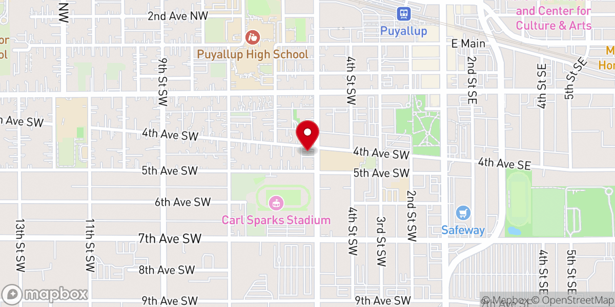 Map showing location of Church of Christ