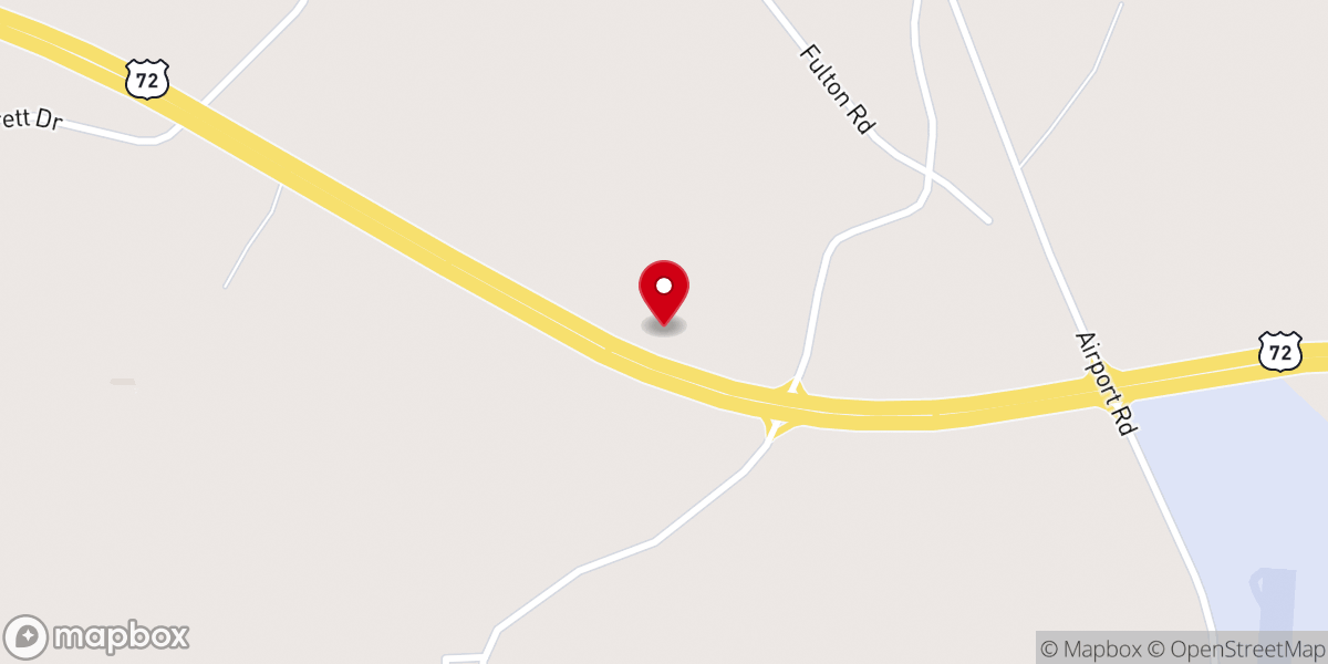 Map showing location of Apostolic Friendship Chapel