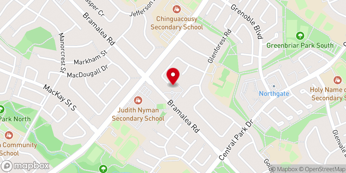 Map showing location of The Salvation Army A Community Church