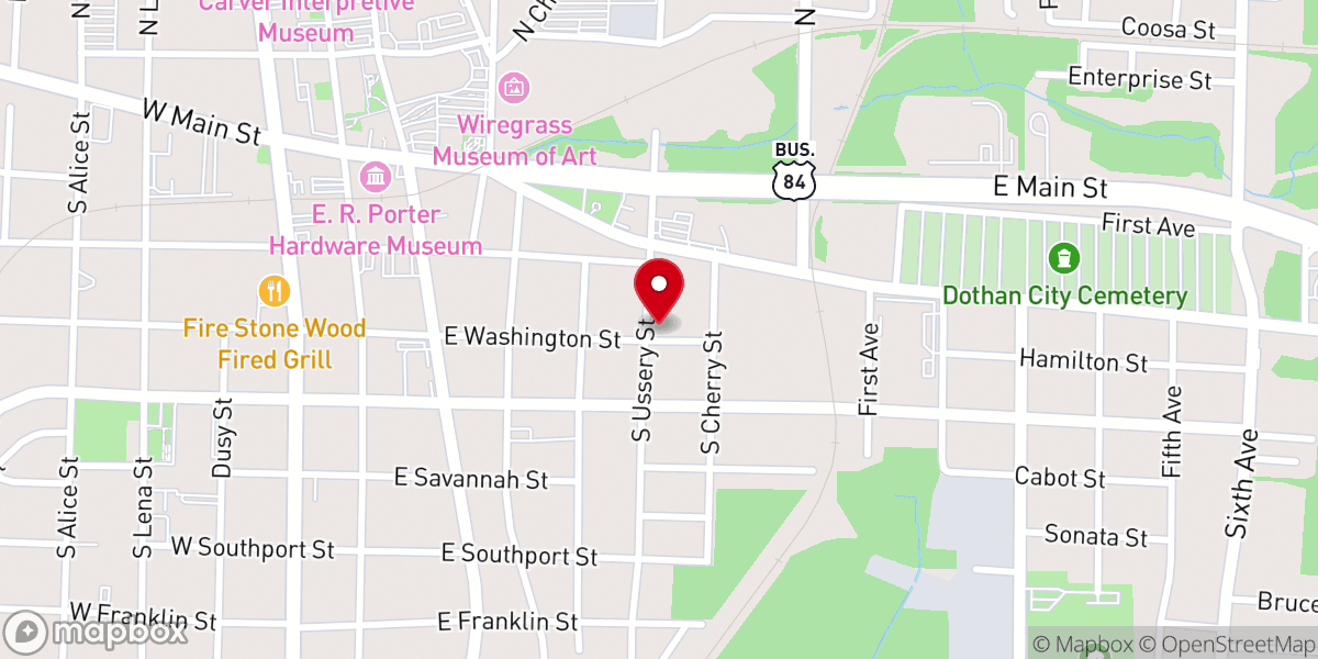 Map showing location of Agape Powerhouse Church of God by Faith