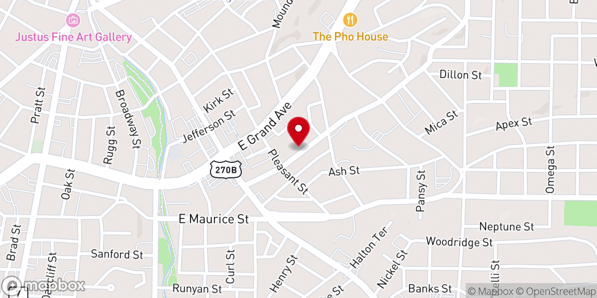 Map showing location of Sharon Seventh-day Adventist Church