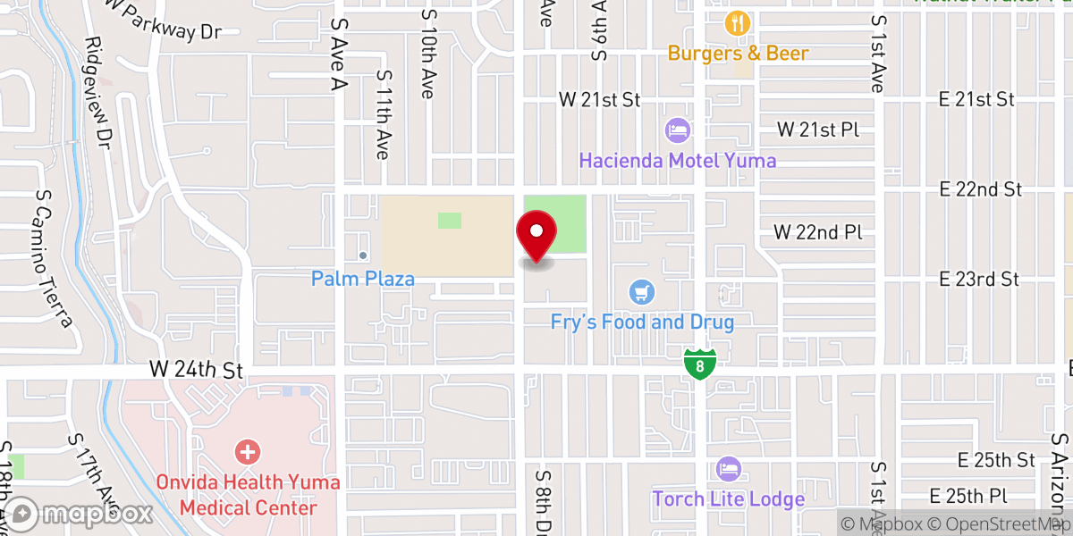 Map showing location of Christ the Redeemer Anglican Church