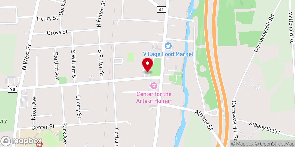Map showing location of First United Methodist Church
