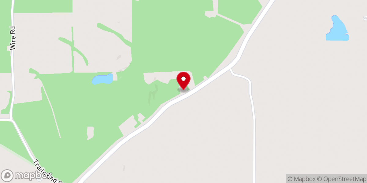 Map showing location of Hebron Church