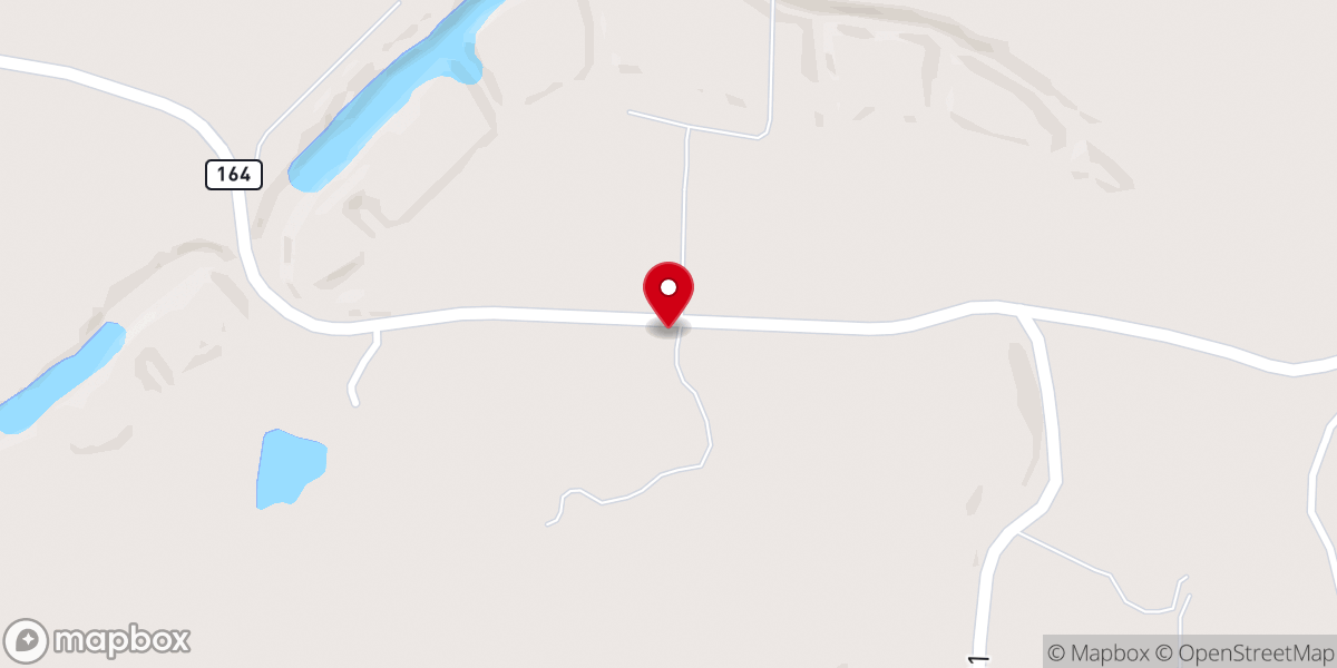 Map showing location of Hilltop Bible Church