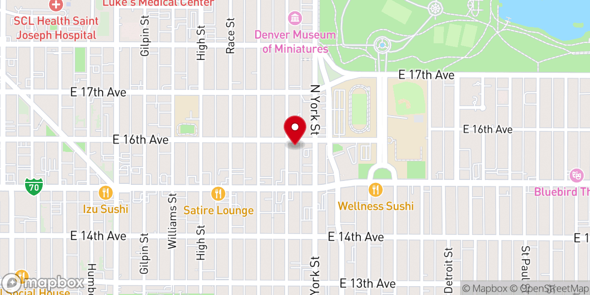 Map showing location of Church In the City Beth Abraham