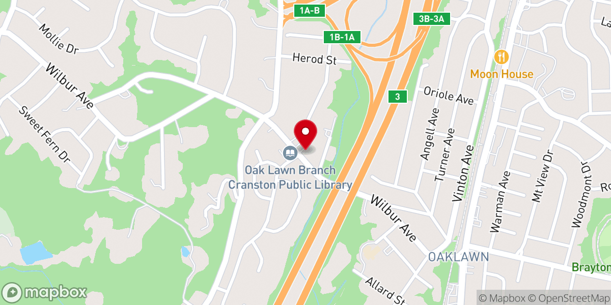 Map showing location of Oaklawn Baptist Church Parsonage