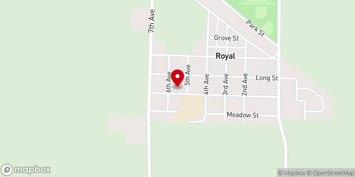 Map showing location of Royal Wedding Chapel