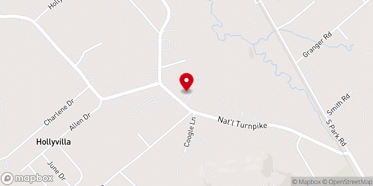 Map showing location of The Way Christian Church in Brooks
