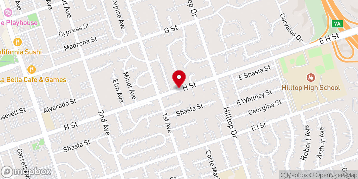 Map showing location of Centro Cristiano Internacional Cedros Del Sinai Hombres Y Mujeres
