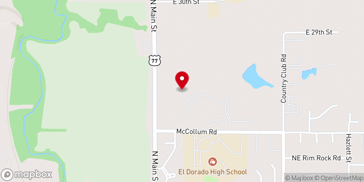 Map showing location of Freehope Church