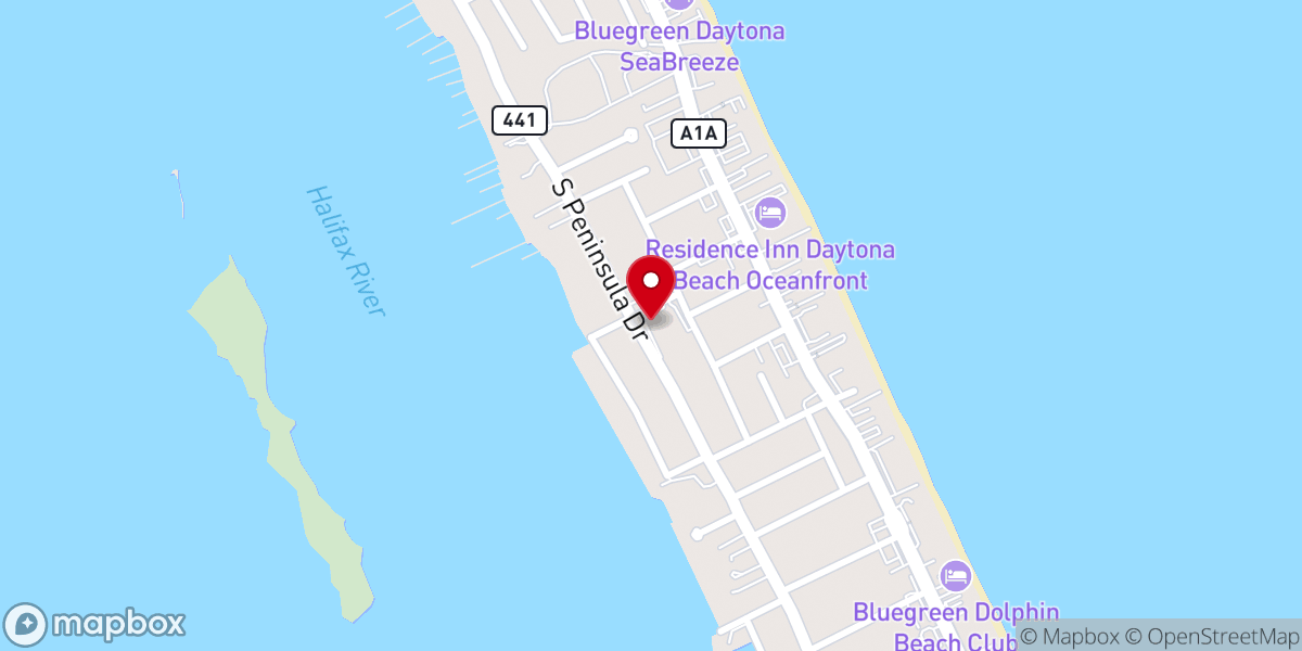Map showing location of Arabic Evangelical Church Of Daytona Beach