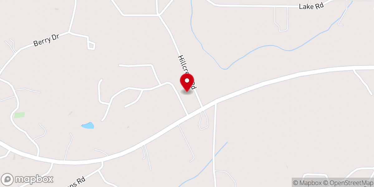 Map showing location of Madisonville Church Of God