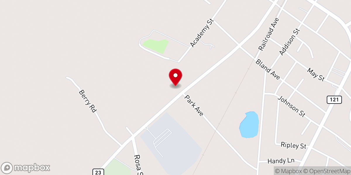 Map showing location of FBH CHURCH ON THE ROCK