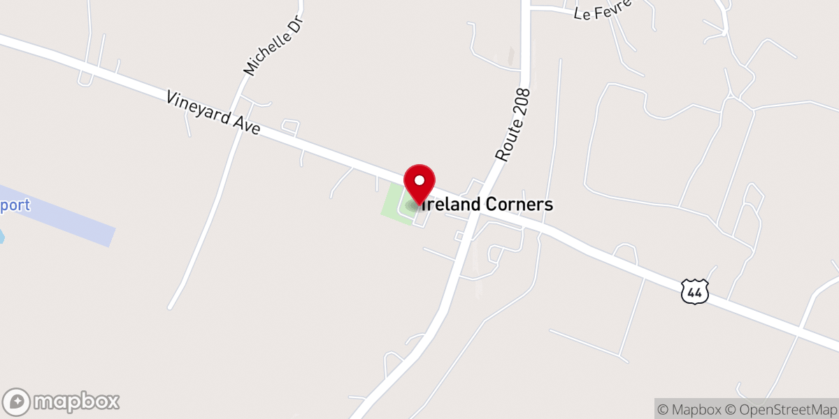 Map showing location of St Charles Borromeo Church