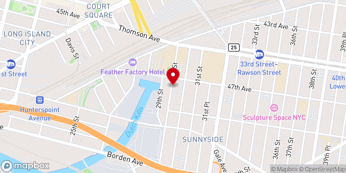 Map showing location of La Jornada NYC