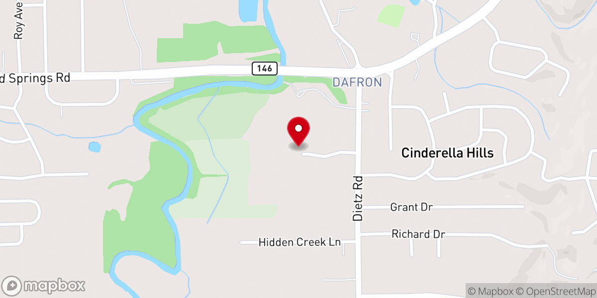 Map showing location of Battlefield Community Seventh-day Adventist Church