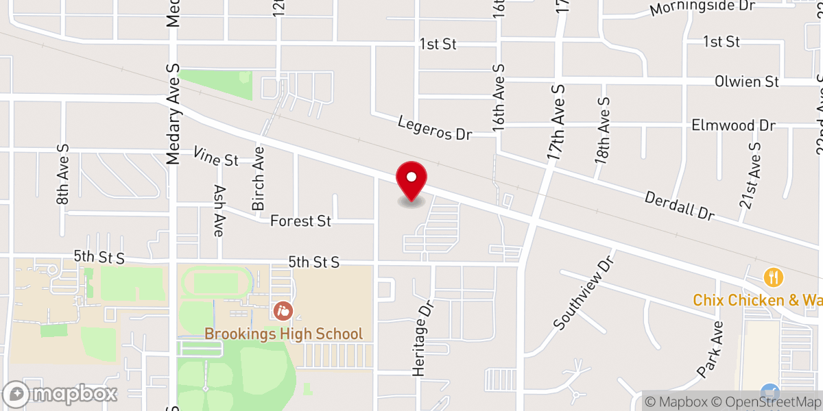 Map showing location of GracePoint Wesleyan Church