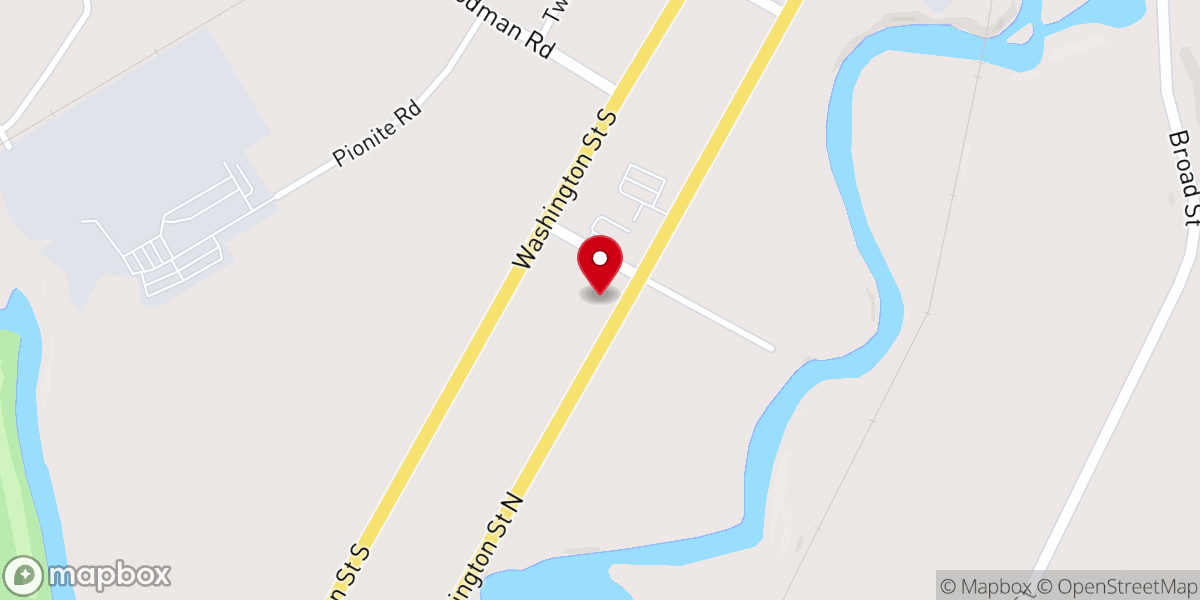 Map showing location of Anchor Baptist Church