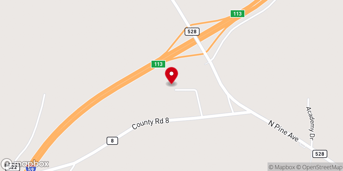 Map showing location of Jesus Church Ministries