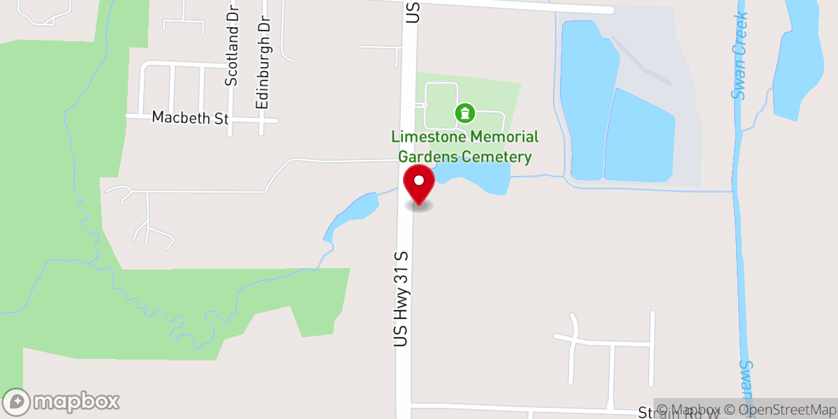 Map showing location of Solomon's Temple Full Gospel Baptist Church