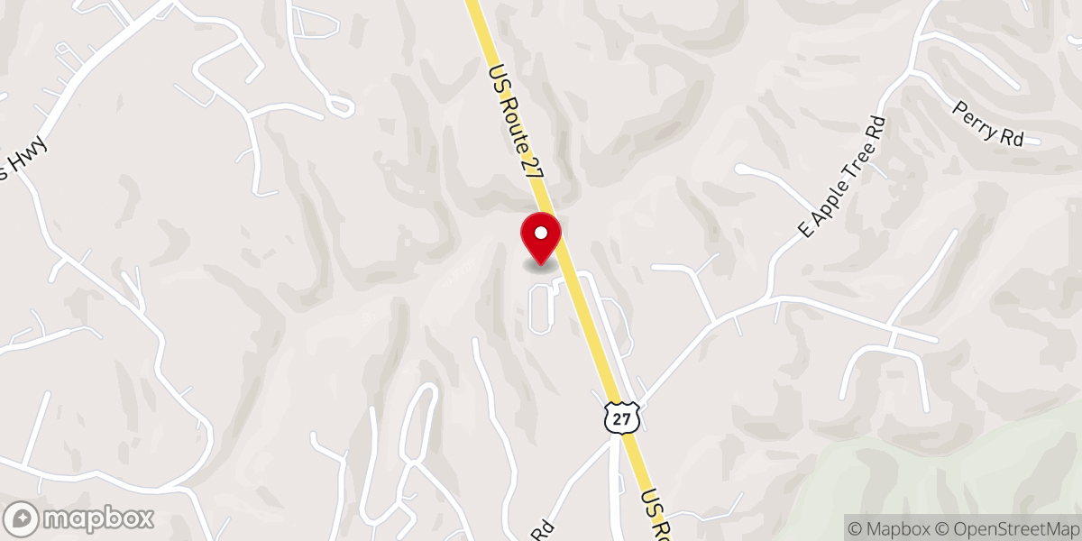 Map showing location of Crossroad Community Baptist - The Lord’s Cafe