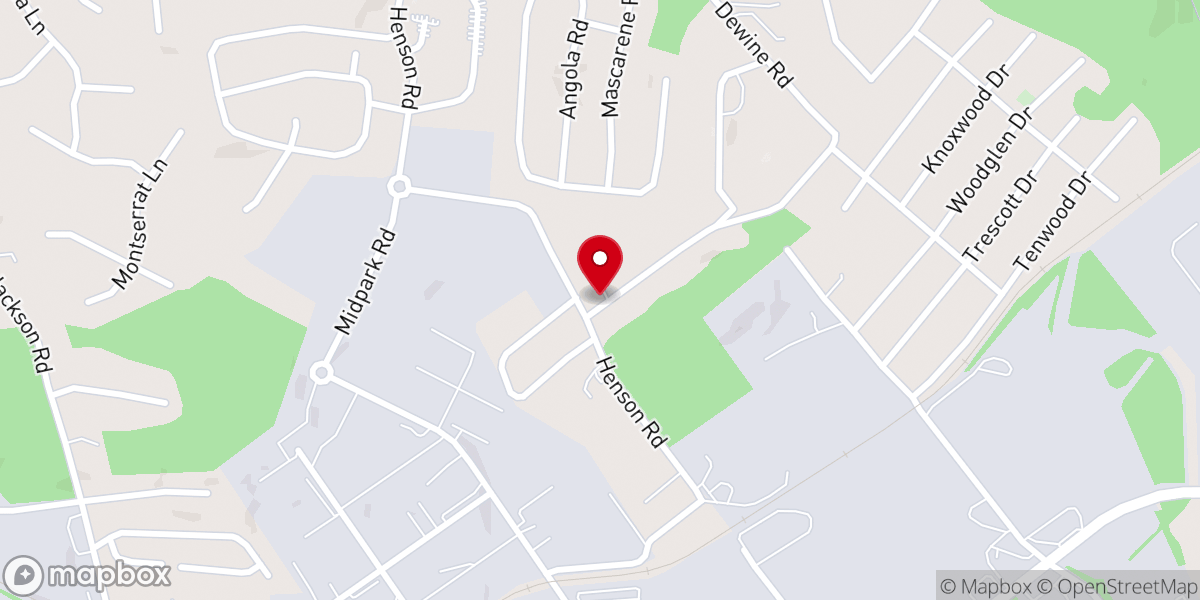 Map showing location of Pentecostal Lighthouse Church