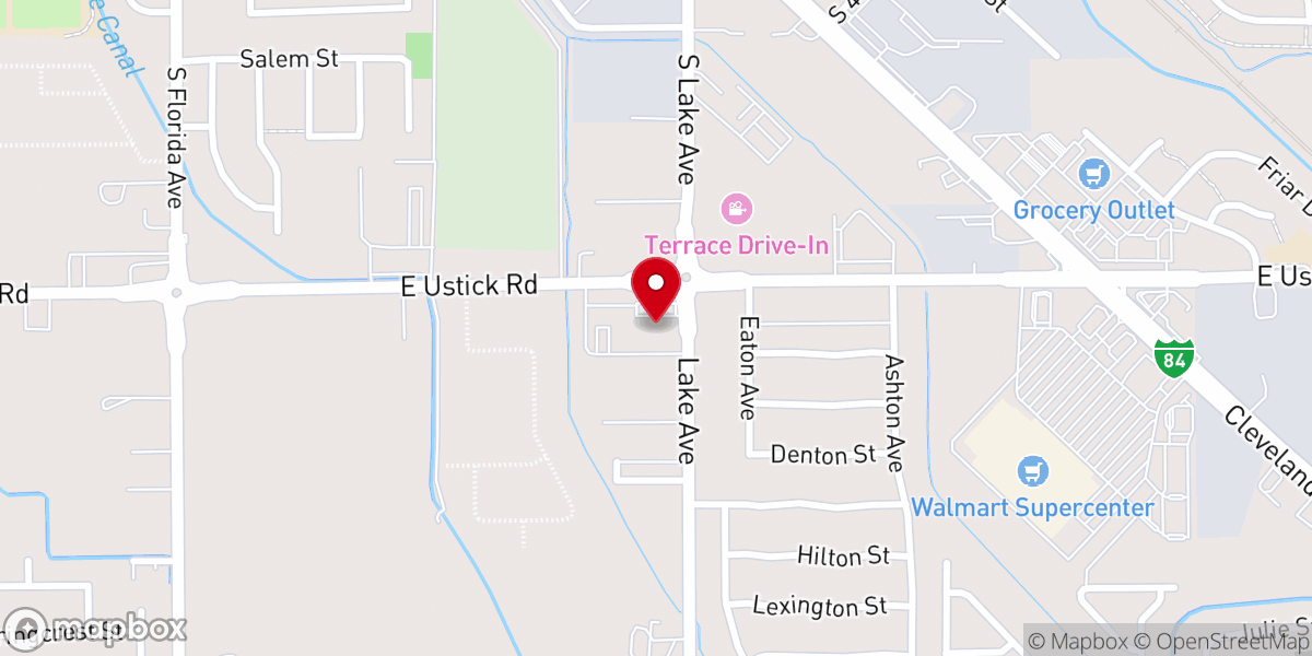 Map showing location of Centennial Serve Church & School