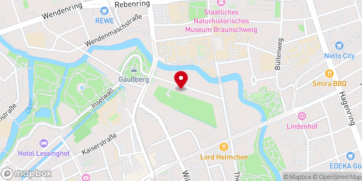 Map showing location of Gemeindebüro der Evangelisch-reformierten Gemeinde Braunschweig
