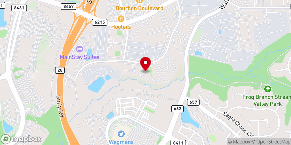 Map showing location of Jesus Is Lord Church Chantilly