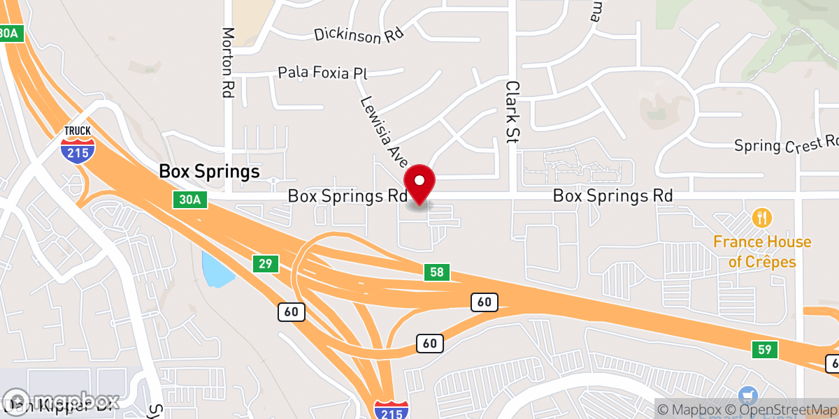 Map showing location of CrossWord Christian Church