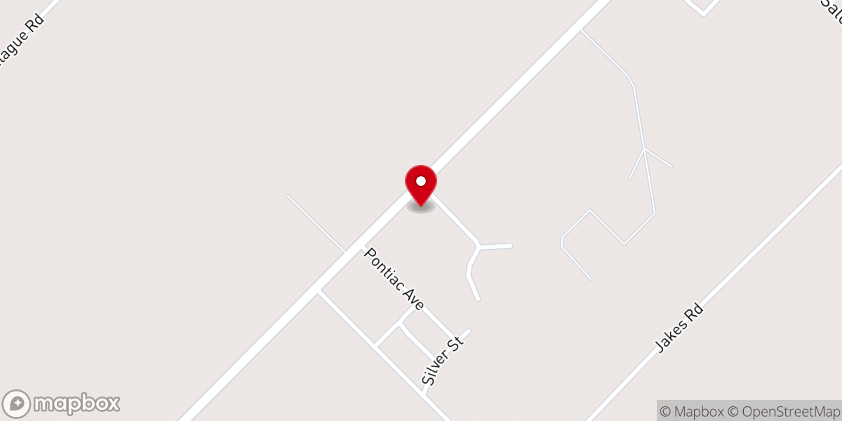 Map showing location of Lighthouse Assembly of God