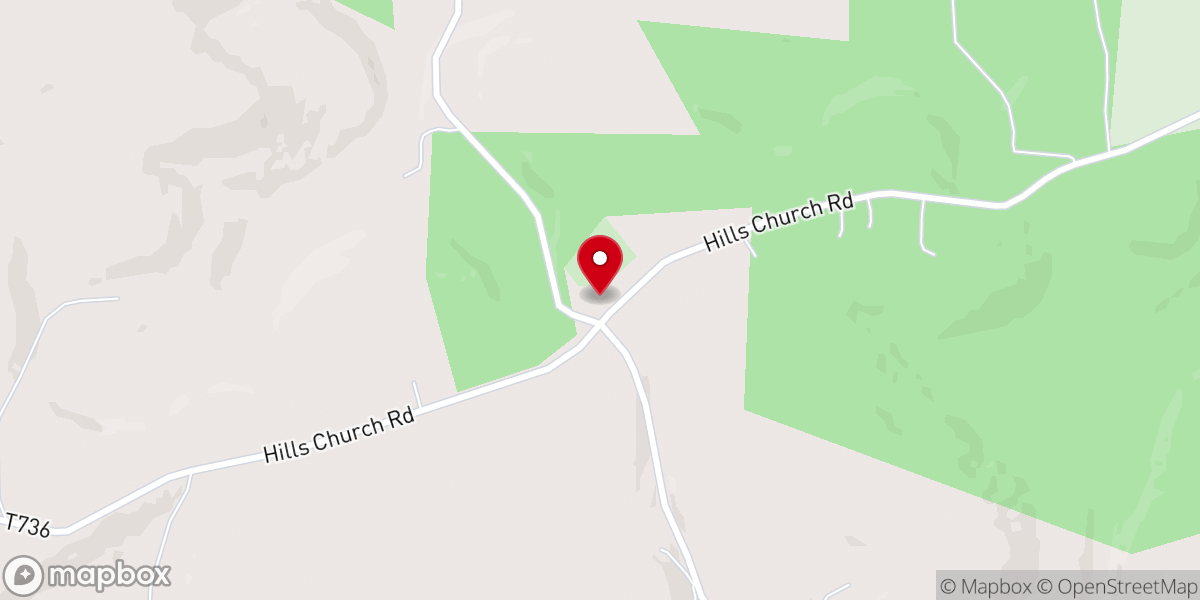 Map showing location of Salem United Church of Christ
