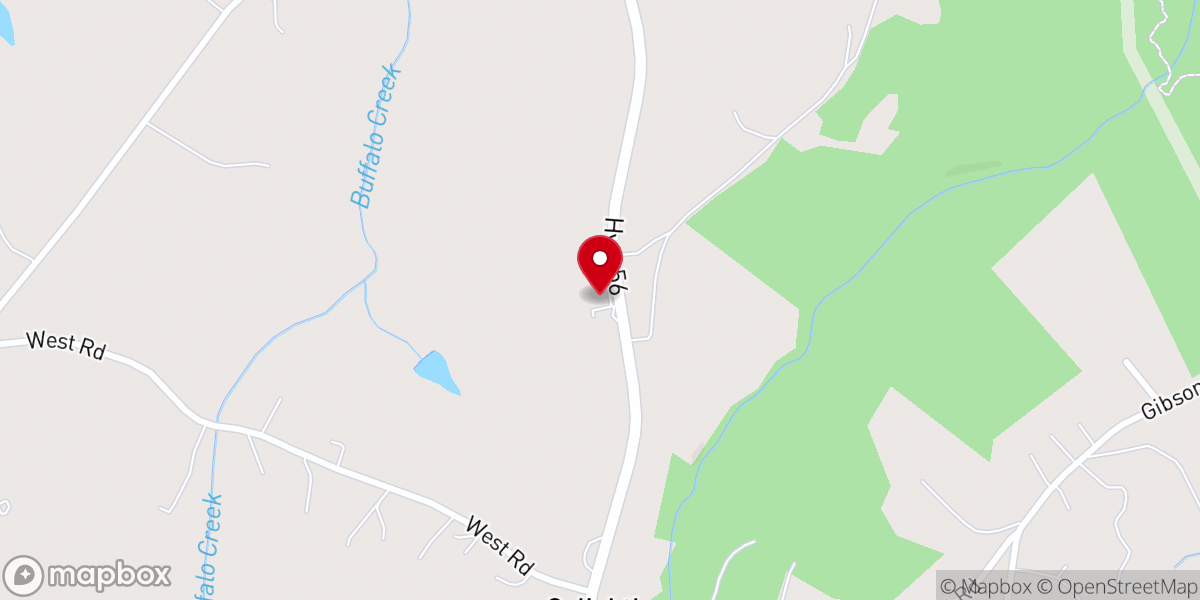 Map showing location of Golightly United Methodist Church