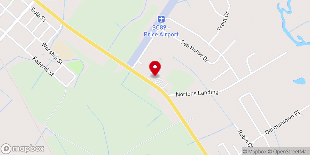 Map showing location of Fresh Beginnings Christian Center