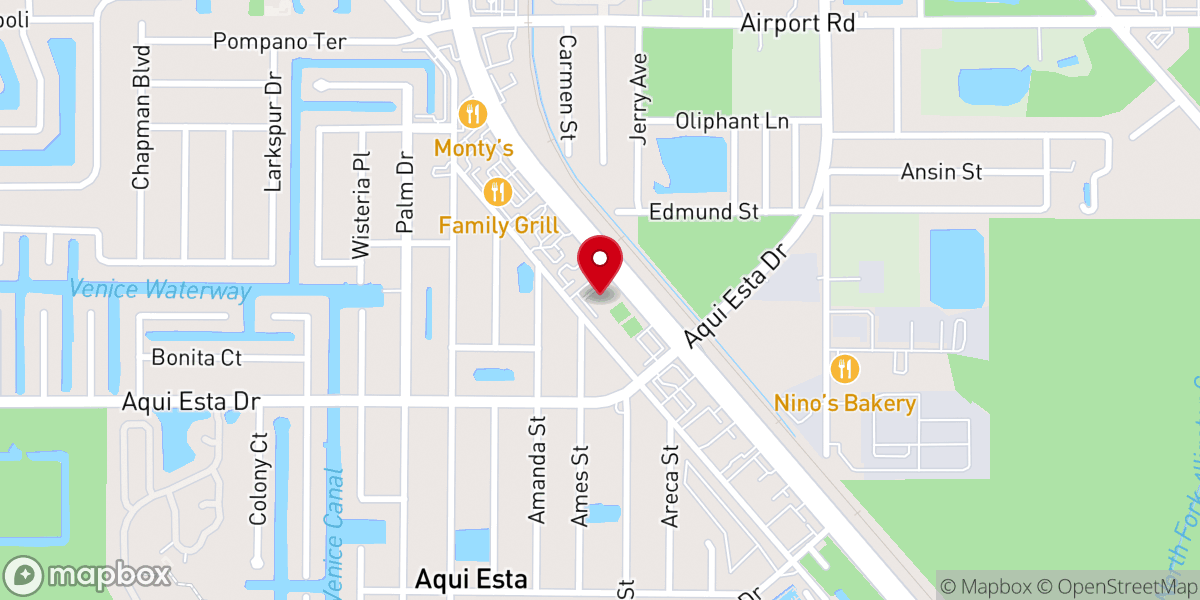 Map showing location of Punta Gorda YMCA