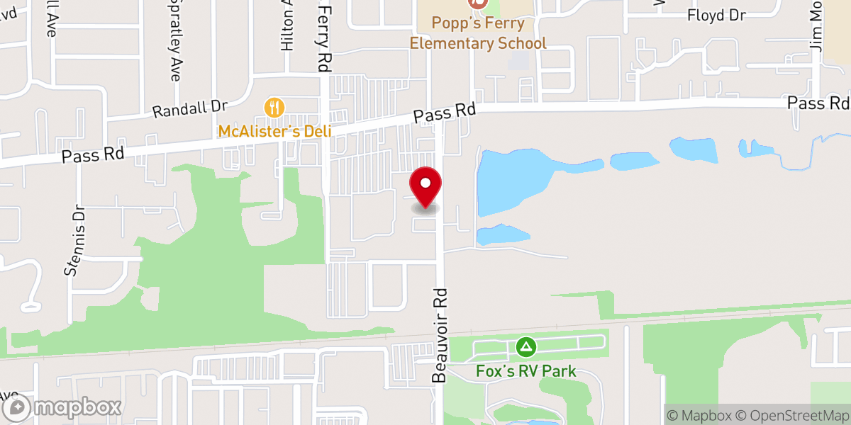 Map showing location of Holy Trinity Greek Orthodox Church