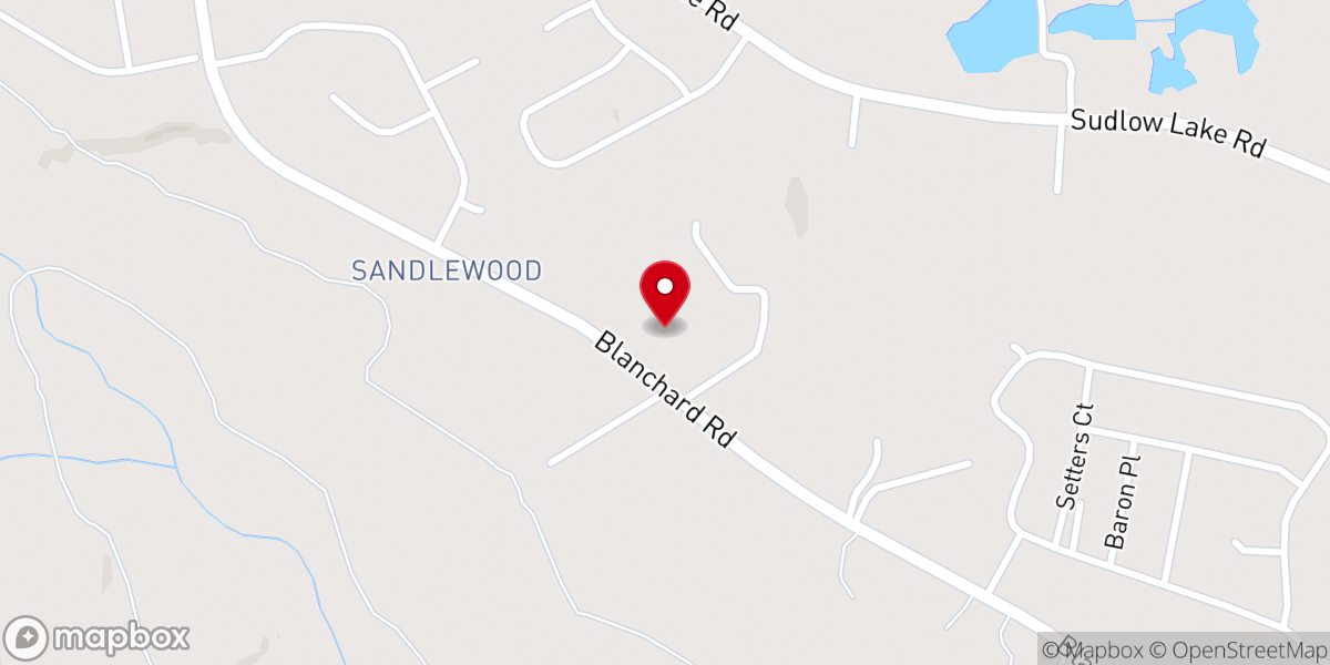 Map showing location of Mt Transfiguration Baptist Church