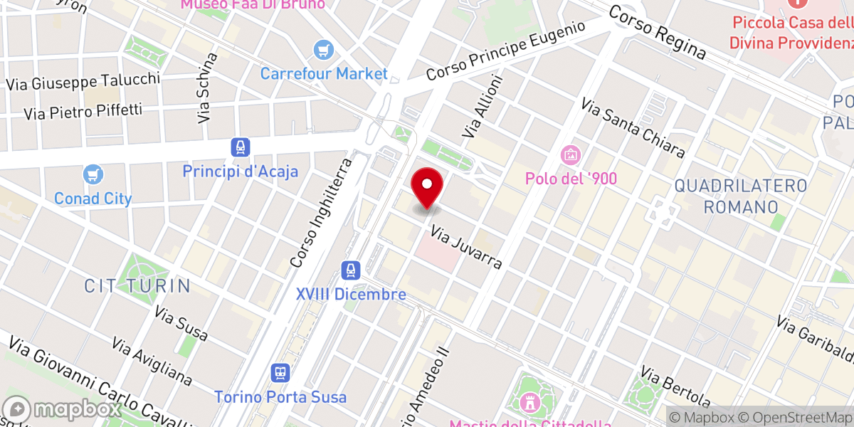 Map showing location of Istituto Suore Dell'Immacolata