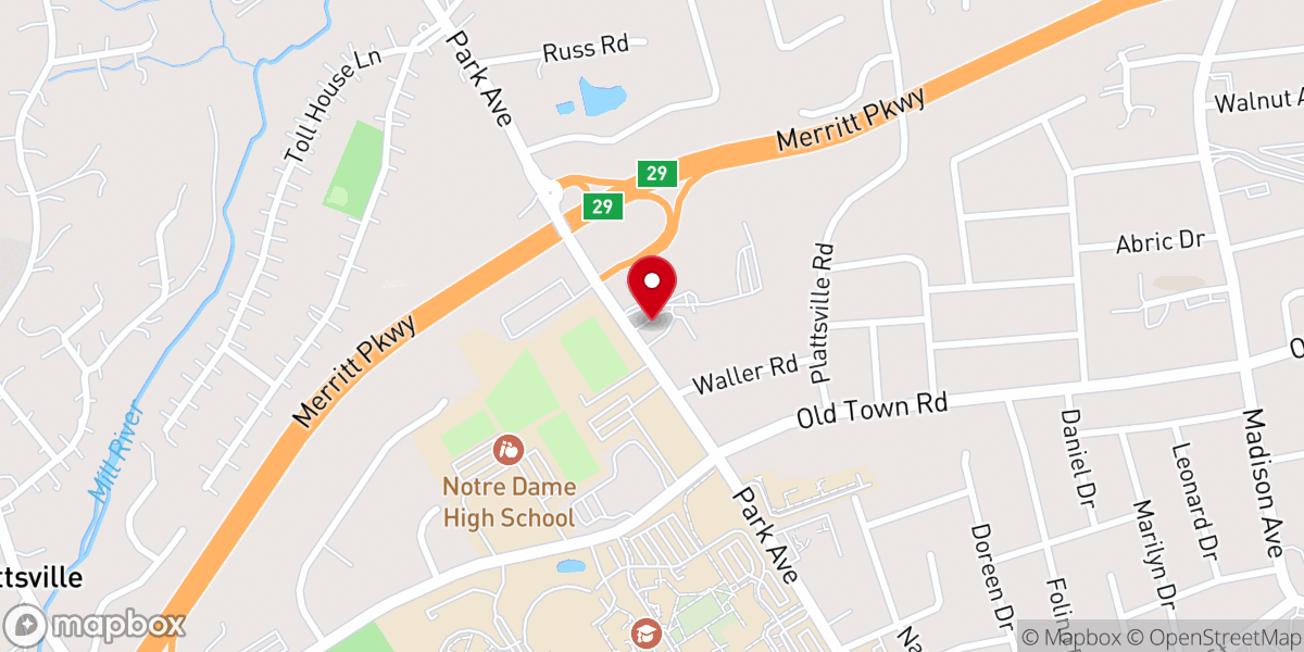 Map showing location of St Nicholas Antiochian Orthodox Church