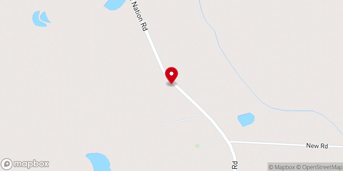 Map showing location of Pineview Baptist Church