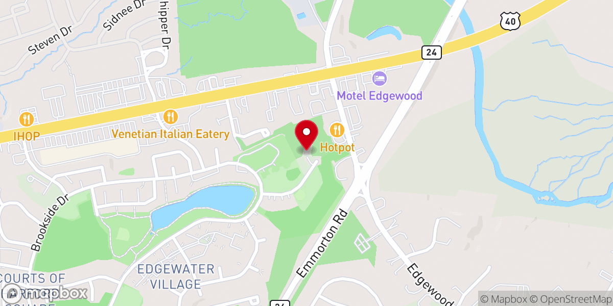 Map showing location of New Hope Christian Fellowship